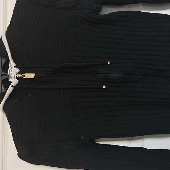 Woold Blend Zip Up Hooded Sweater - Picture 2 of 8